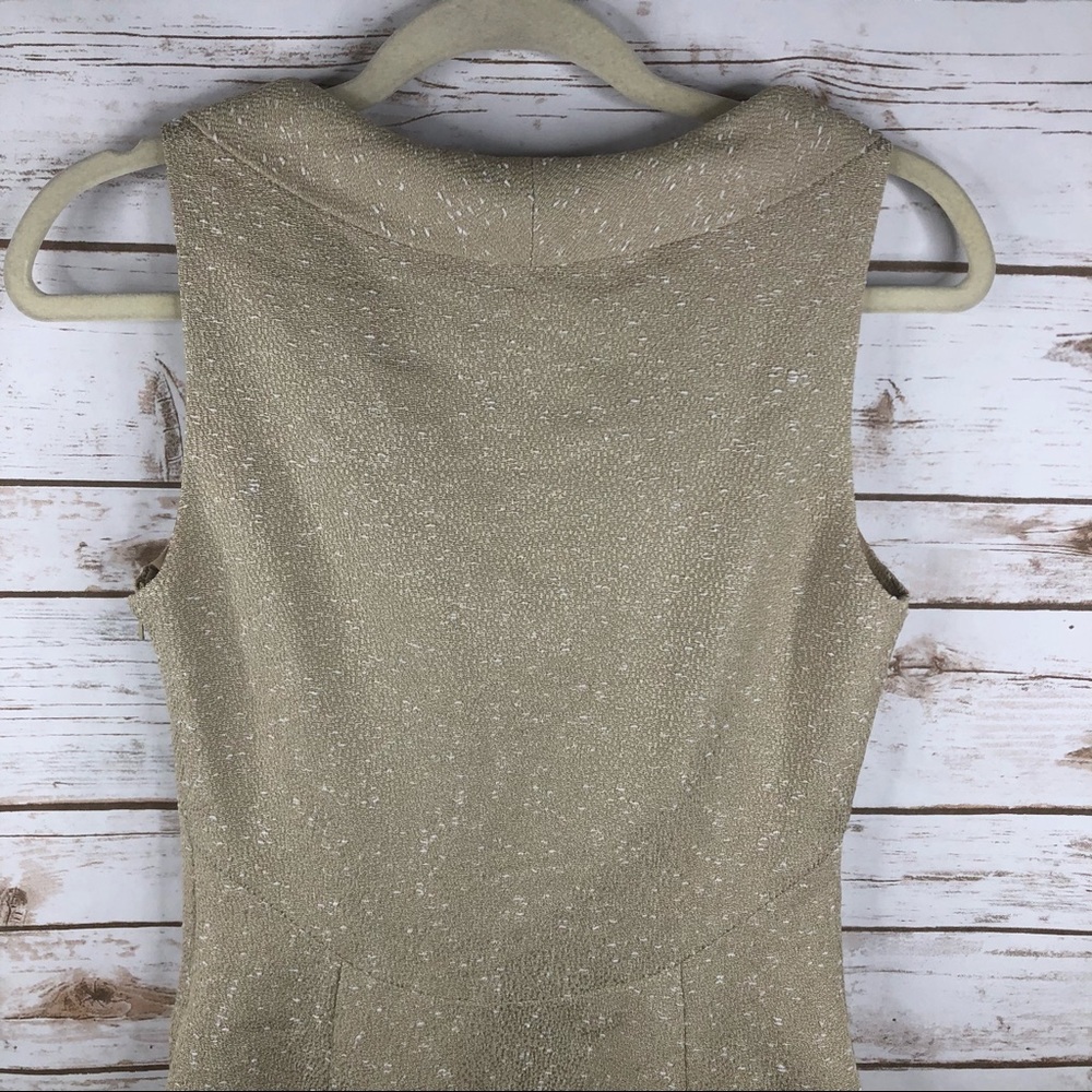 Zac Posen textured fitted sleeveless dress - Picture 6 of 8